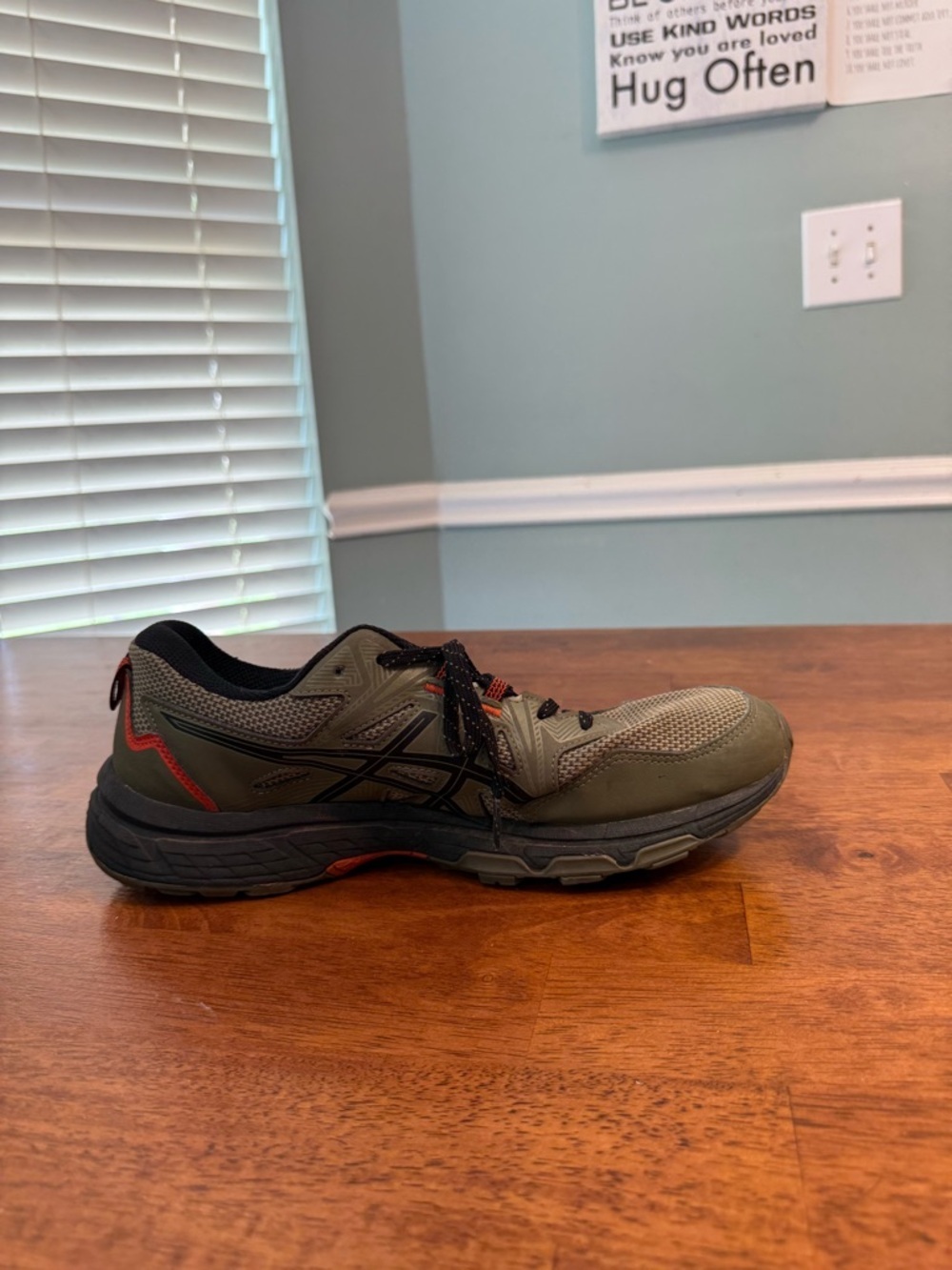ASICS Gel-Venture 8 Mantle Green Black Men's Size 10.5 Trail Running Shoes - Picture 2 of 10